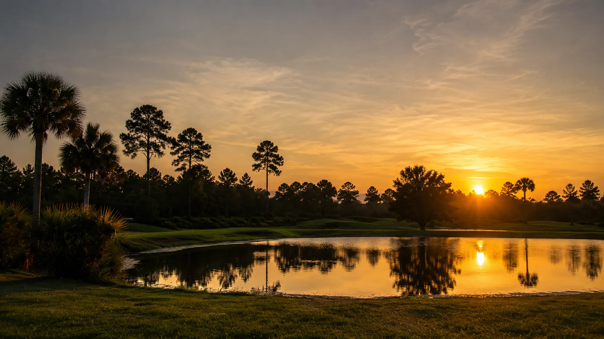 Florida pond and pine flatwoods